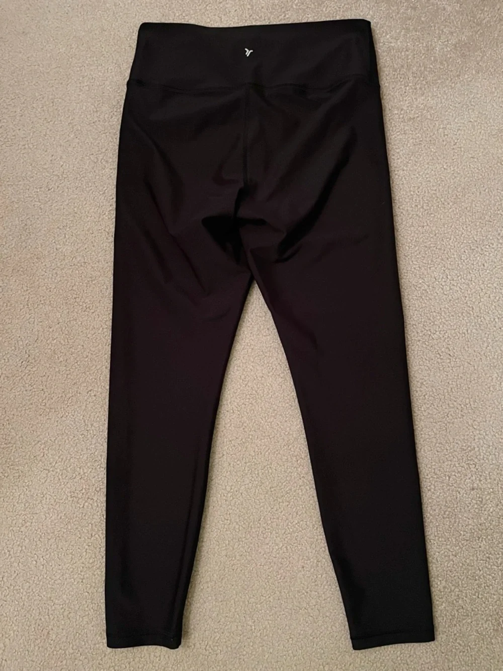 Old Navy Black PowerSoft High-Waisted 7/8 Athletic Leggings (size L) - Picture 3 of 3
